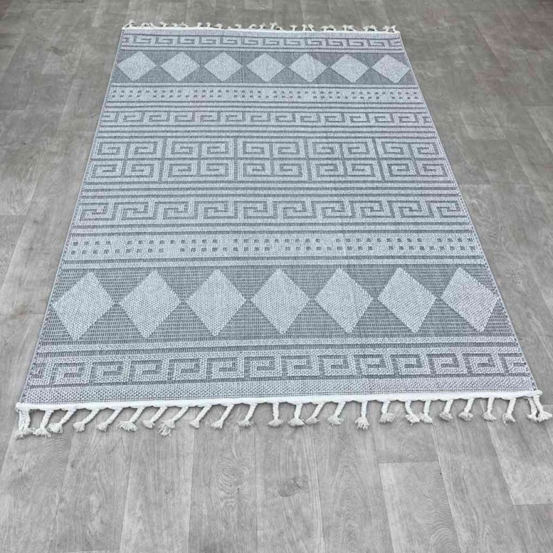 سجاد خيش تركي فوصابلص B979A لون رصاصي