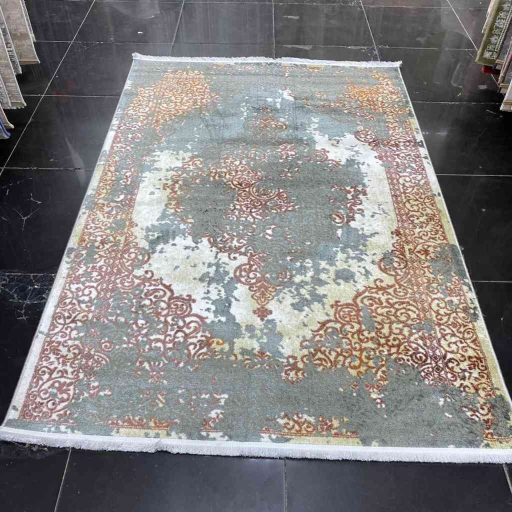 سجاد بلغاري لورا 0182UA رصاصي مع اخضر