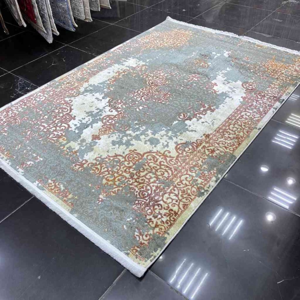 سجاد بلغاري لورا 0182UA رصاصي مع اخضر