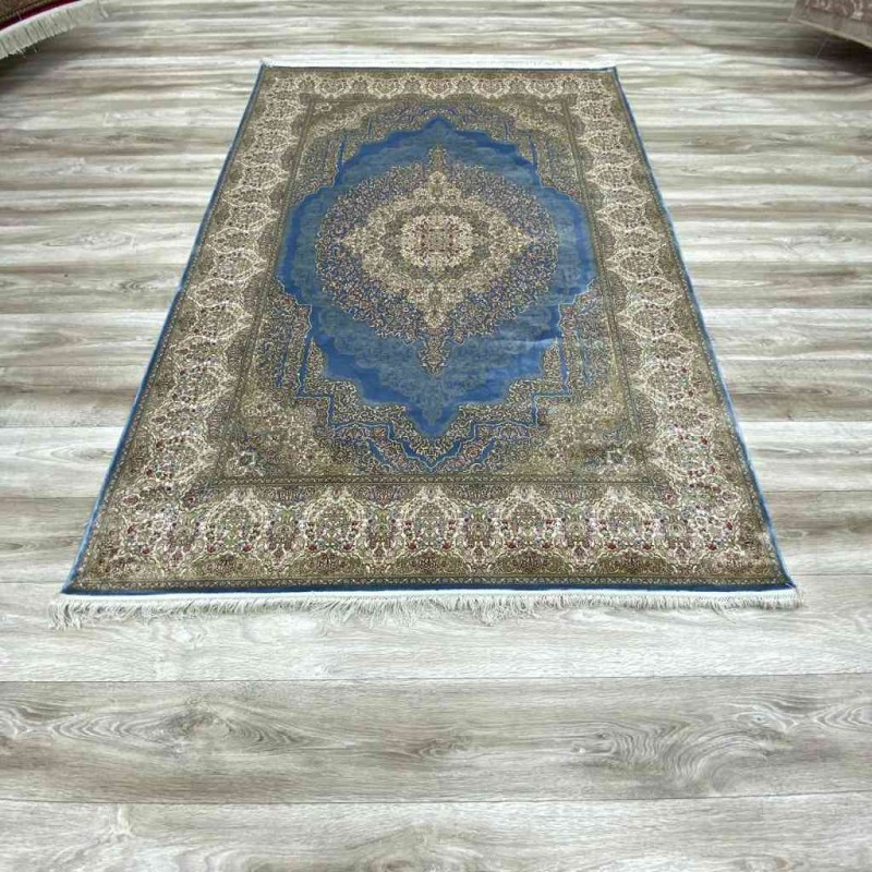 سجاد فرنسي يلهم A013AG سماوي كريم مقاس 200*300