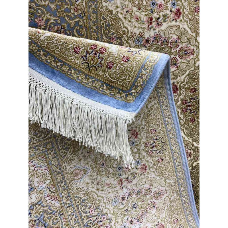 سجاد فرنسي يلهم A013AG سماوي كريم مقاس 200*300