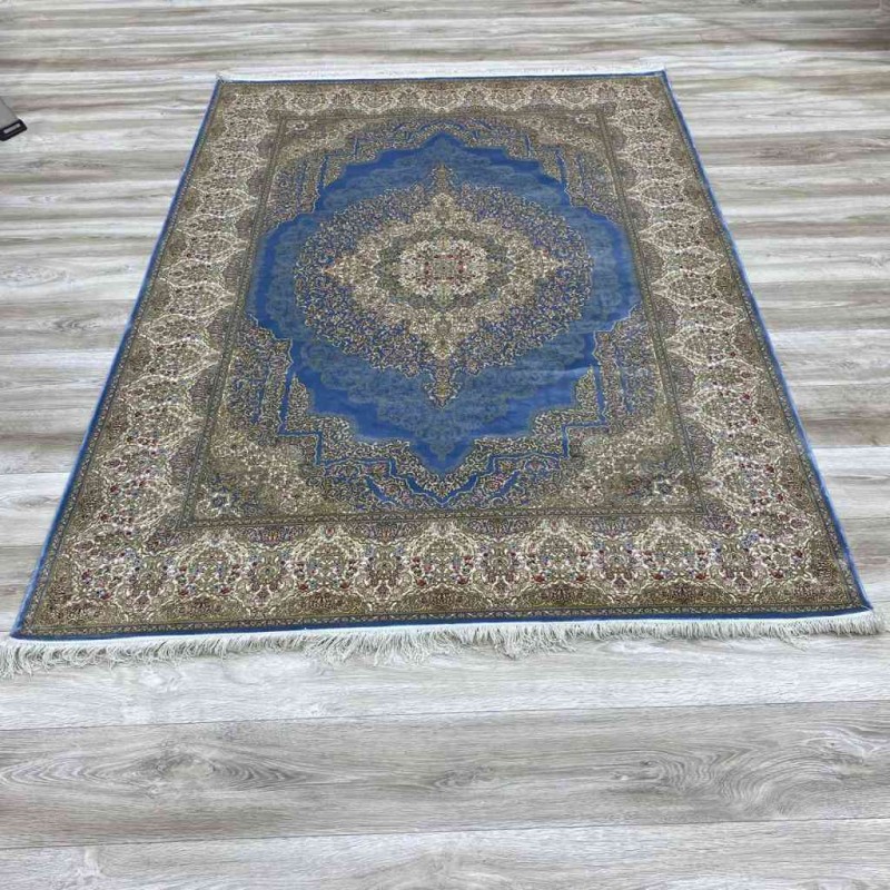 سجاد فرنسي يلهم A013AG سماوي كريم مقاس 200*300