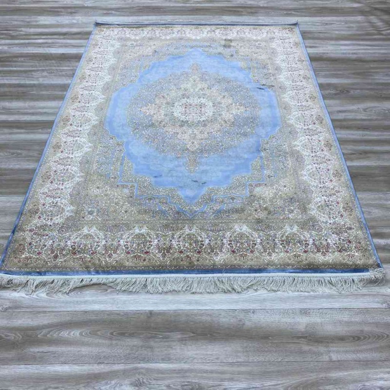 سجاد فرنسي يلهم A013AG سماوي كريم مقاس 200*300