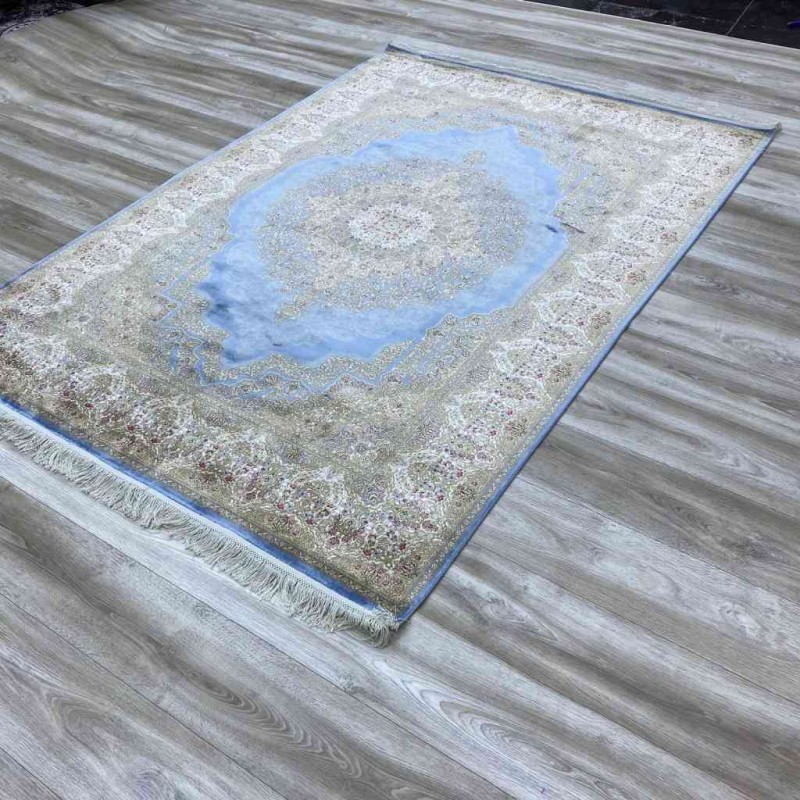 سجاد فرنسي يلهم A013AG سماوي كريم مقاس 200*300