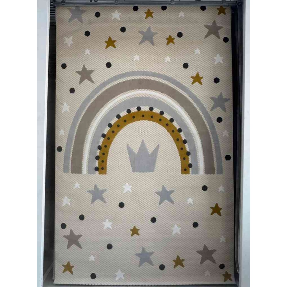 سجاد تركي اطفال كيدز 1002 اللون بيج مقاس 150*220