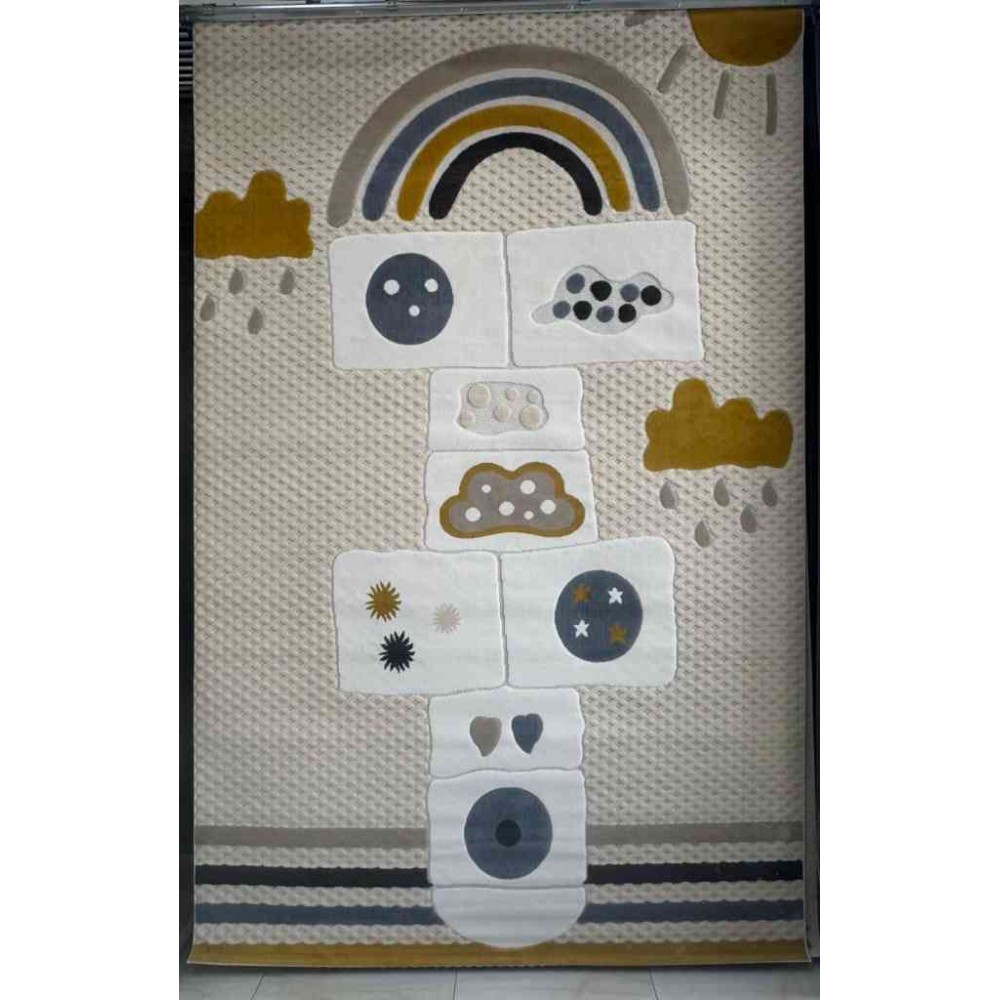 سجاد تركي اطفال كيدز 1003 اللون بيج مقاس 200*300