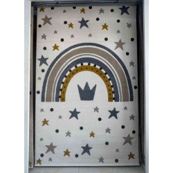 سجاد تركي اطفال كيدز 1007 اللون كريم مقاس 200*300