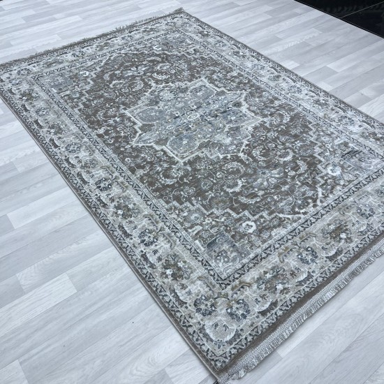 سجاد بوهيمي لوتس تركي 1586A فيزون اخضر مقاس 250*350