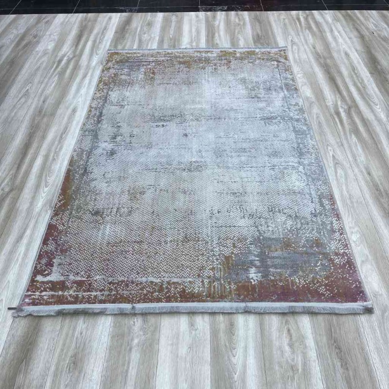 سجاد الفاخر بلغاري A972AA رصاصي موف مقاس 100*200