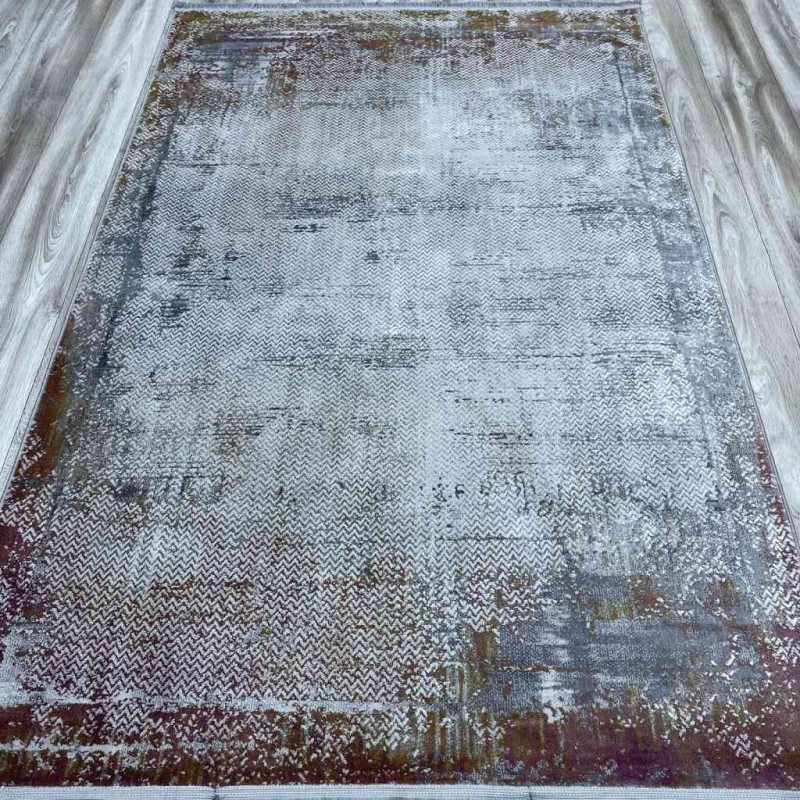 سجاد الفاخر بلغاري A972AA رصاصي موف مقاس 100*200