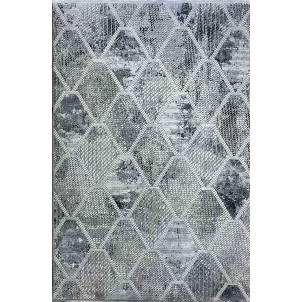 سجاد تركي موطو 051940 رمادي درجة اولا  مقاس 120*170