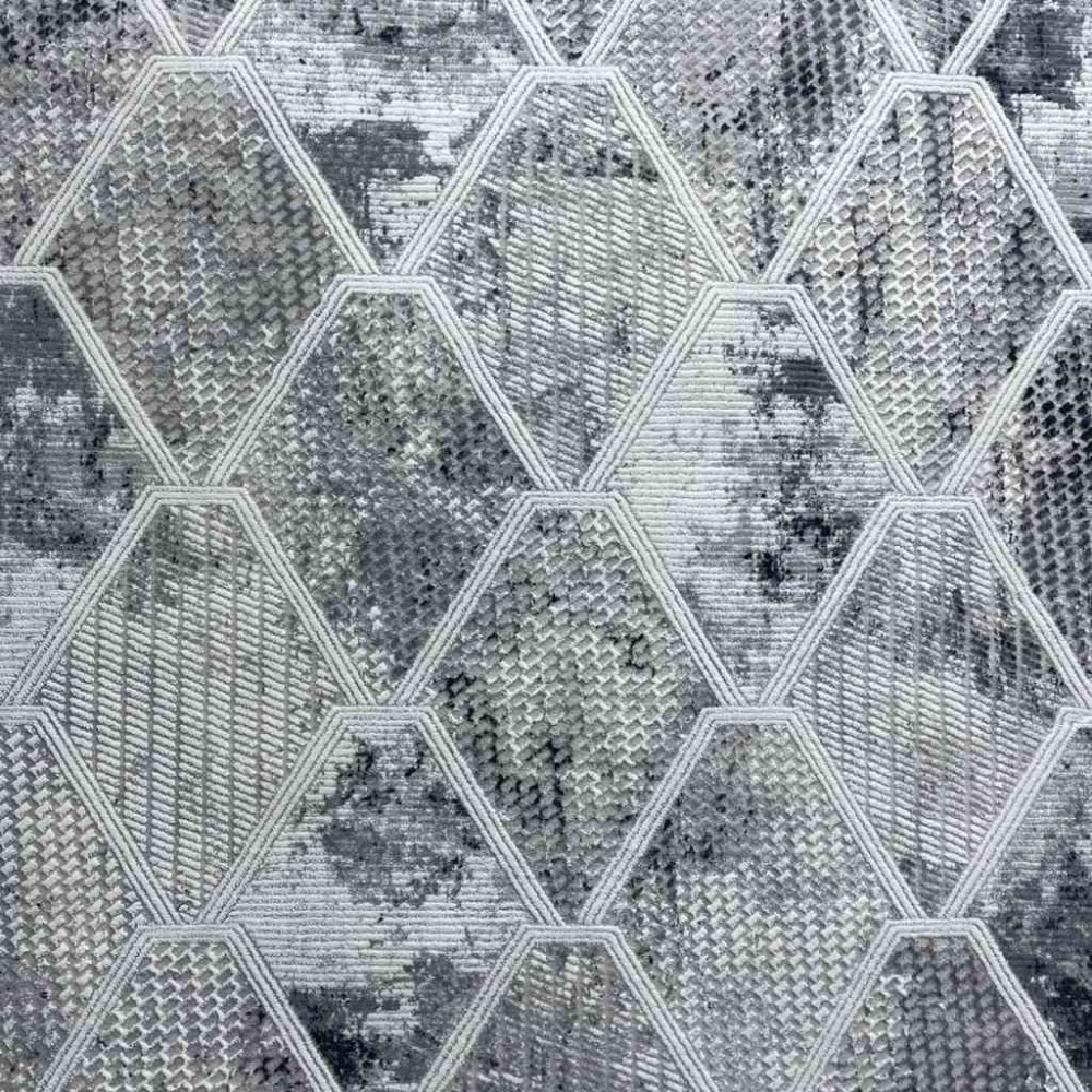 سجاد تركي موطو 051940 رمادي درجة اولا  مقاس 120*170