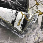 سجاد الفن 0185UA رصاصي غامق بيج 250*350