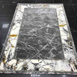 سجاد الفن 0185UA رصاصي غامق بيج 250*350