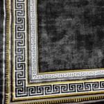 سجاد الفن 185 رصاصي غامق