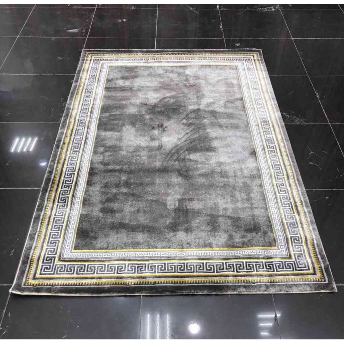 سجاد الفن 185 رصاصي غامق