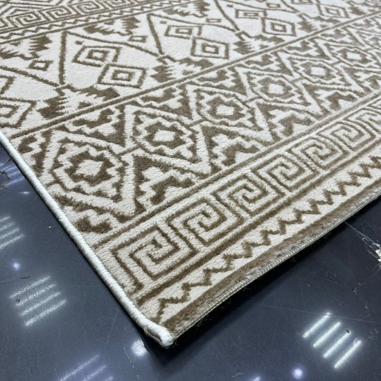 سجاد فيولا تركي A024A بيج فيزون مقاس 250*350