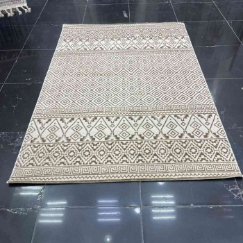 سجاد فيولا تركي A024A بيج فيزون مقاس 300*400