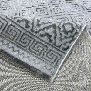 سجاد فيولا تركي A024A رصاصي مقاس 100*200 سجاد فيولا تركي A024A رصاصي مقاس 100*200