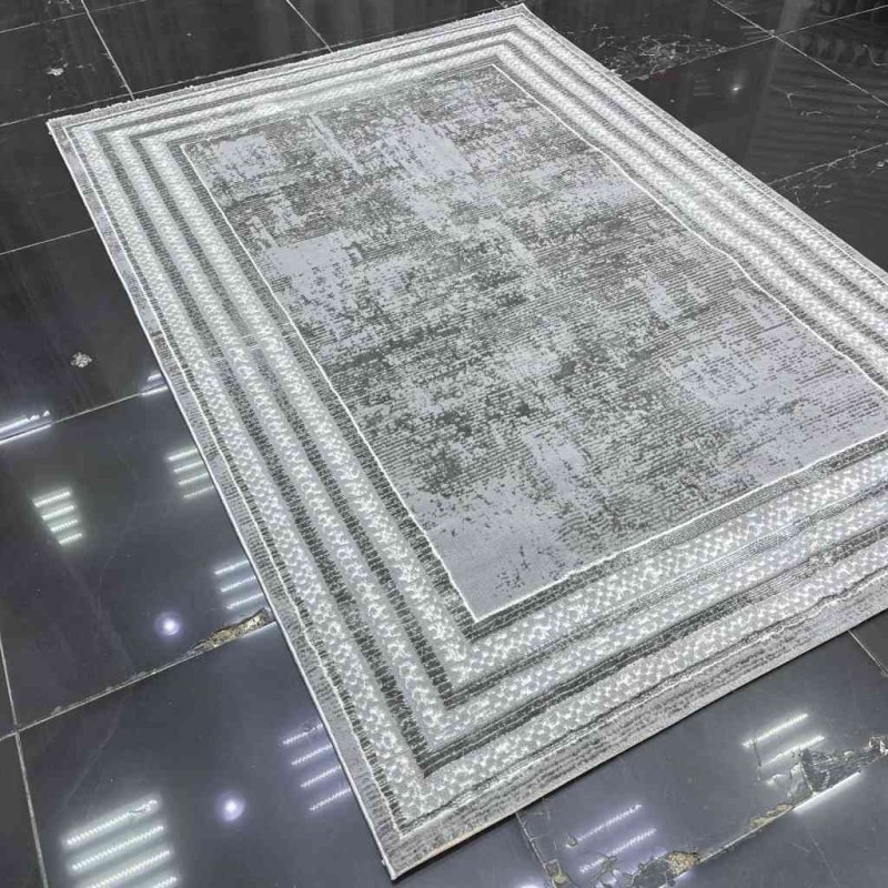 سجاد فيولا تركي A025A رصاصي مقاس 100*200