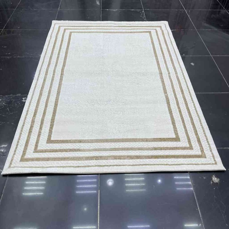 سجاد فيولا تركي A025A بيج كريم مقاس 100*200