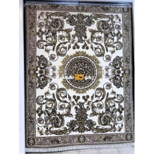 سجاد تركي طوكيو نقش ايراني B061B لون بيج دائري مقاس 300*300