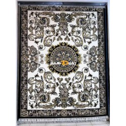 سجاد تركي طوكيو نقش ايراني B061B لون اسود مقاس 400*600