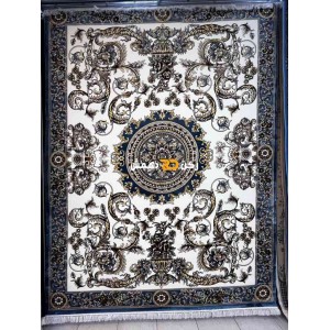 سجاد تركي طوكيو نقش ايراني B061B لون سماوي مقاس 300*400