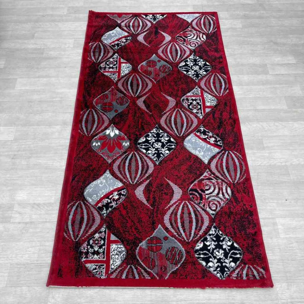 سجاد تركي جالكسي 166 احمر مقاس 100*200