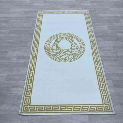 سجاد مايباخ الجديد شانيل ابيض و ذهبي  مقاس 100*200