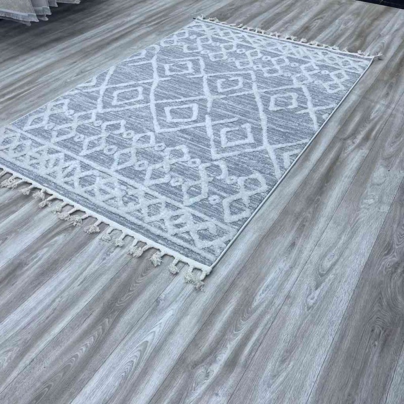 سجاد ايفا A0019B رصاصي صنع بلغاري 100*300