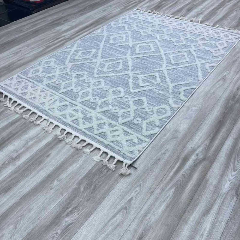 سجاد ايفا A0019B رصاصي صنع بلغاري 100*300