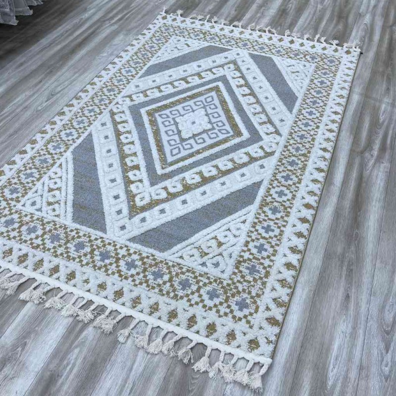 سجاد ايفا B0288A كحلي ذهبي صنع بلغاري 120*170