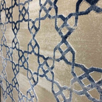 سجاد تركي فلامينغو كحلي مع سماوي