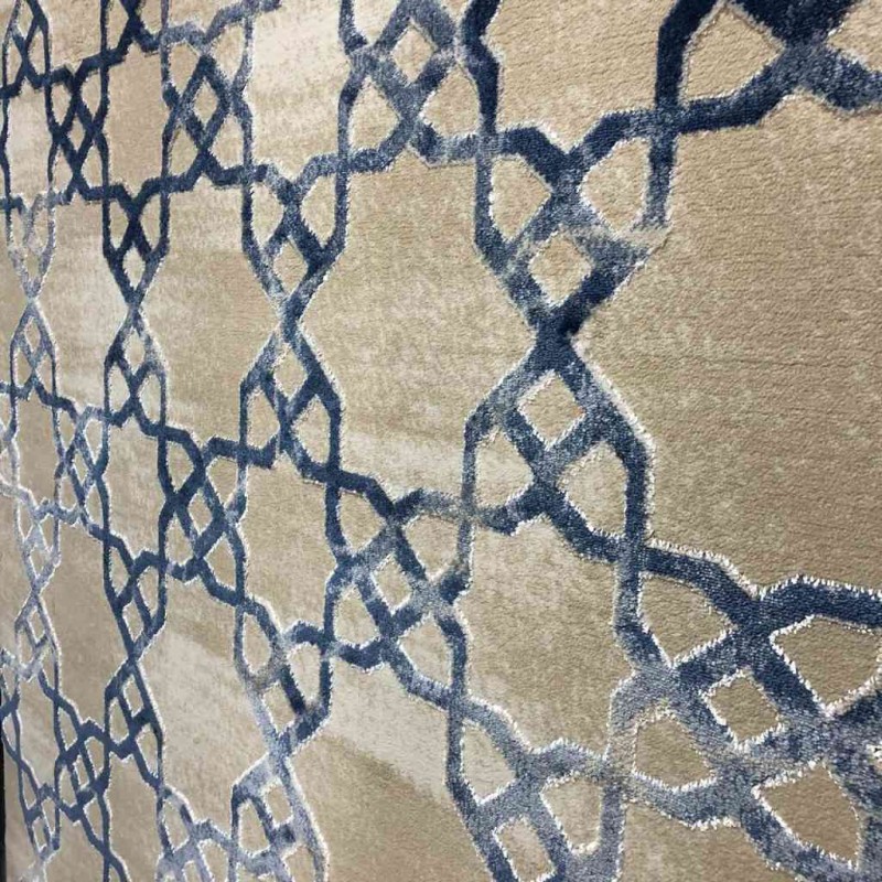 سجاد تركي فلامينغو كحلي مع سماوي