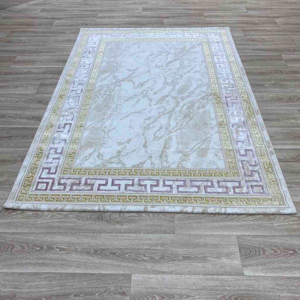 سجاد غاده E628C بيج وردي مقاس 50*80