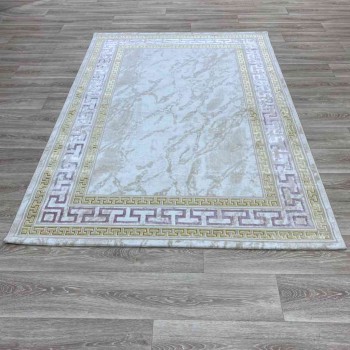 سجاد غاده E628C بيج وردي مقاس 50*80