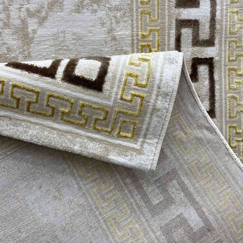 سجاد غاده E628C بيج بني مقاس 100*200