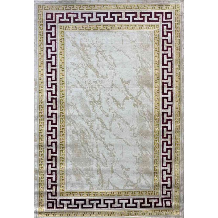 سجاد غاده E628C بيج احمر مقاس 100*200