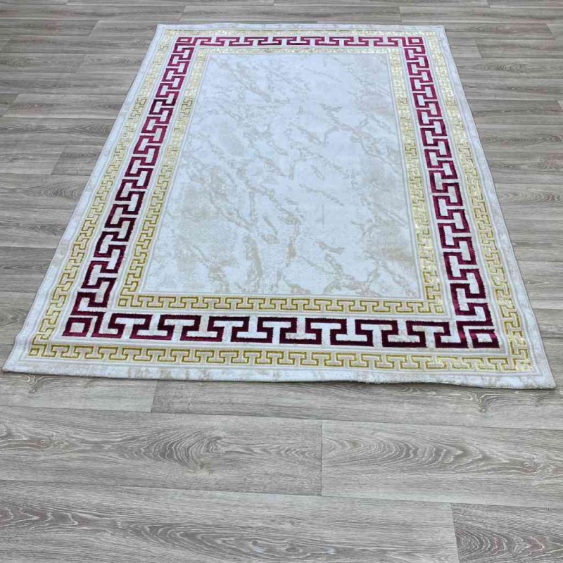 سجاد غاده E628C بيج احمر مقاس 200*300