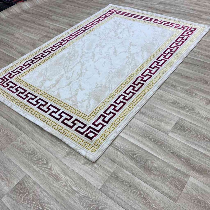 سجاد غاده E628C بيج احمر مقاس 200*300