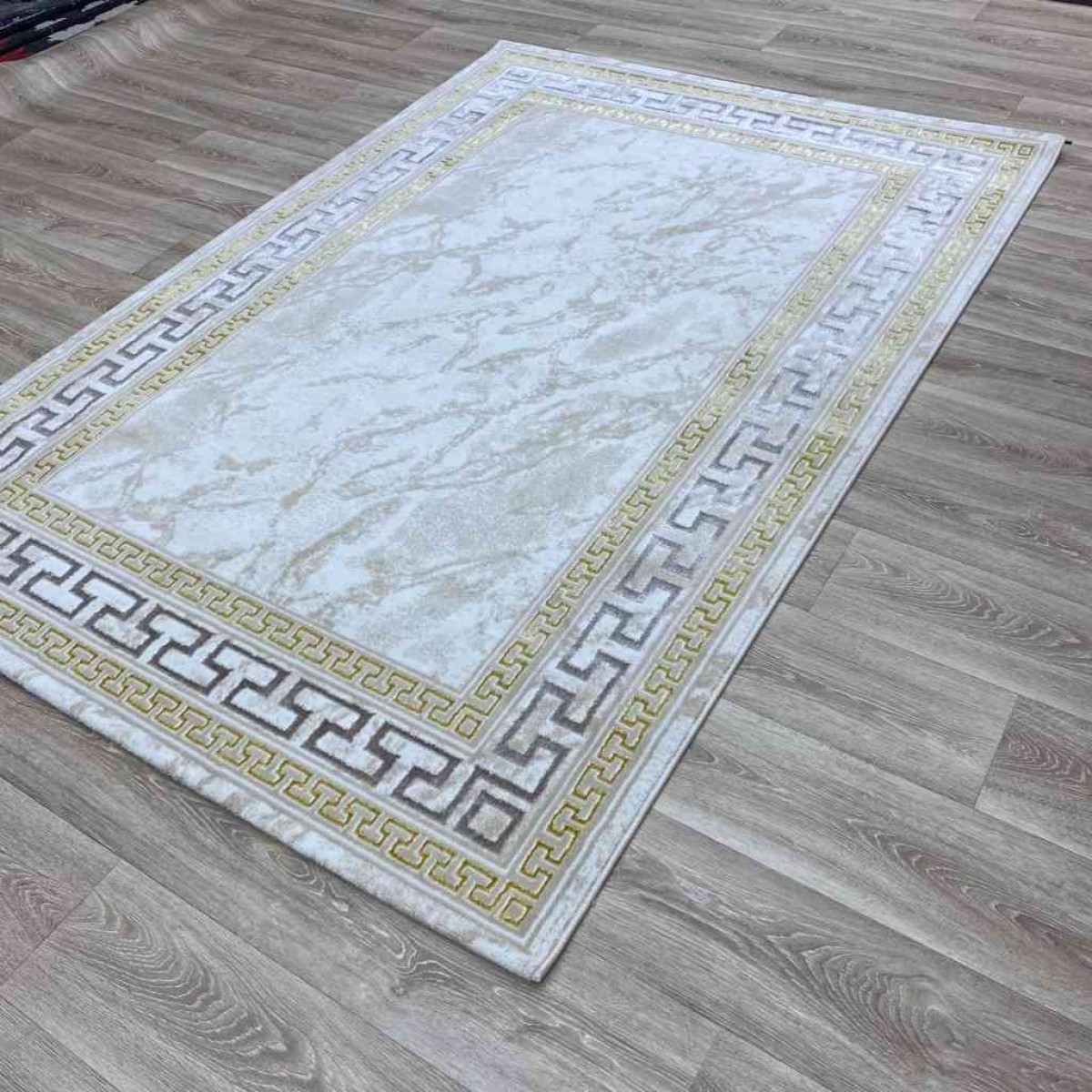 سجاد غاده E628C بيج وردي مقاس 50*80