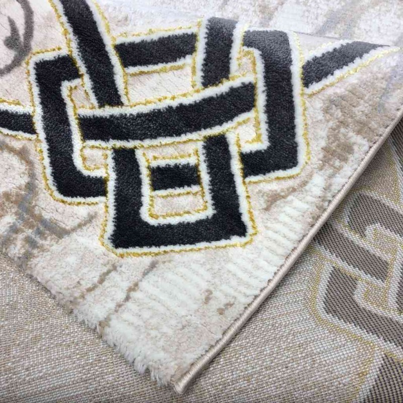 سجاد تركي لانكوم 629 بيج مع رصاصي