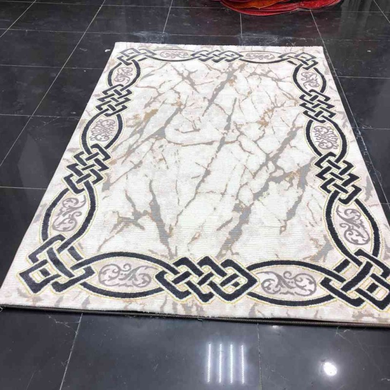 سجاد تركي لانكوم 629 بيج مع رصاصي