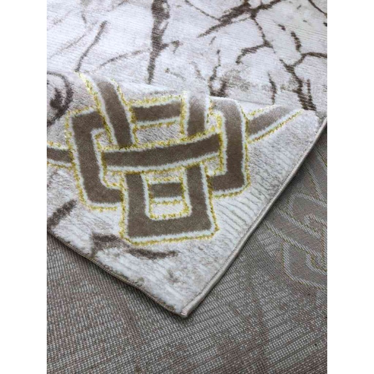 سجاد تركي لانكوم 629  بيج مع ذهبي