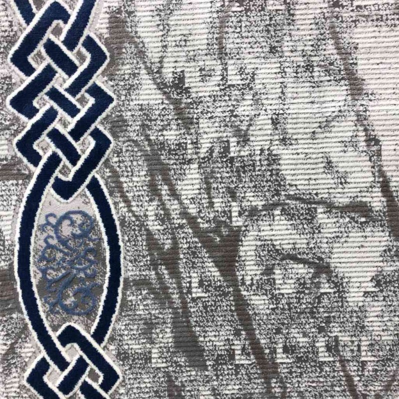 سجاد تركي لانكوم 629  رصاصي مع سماوي