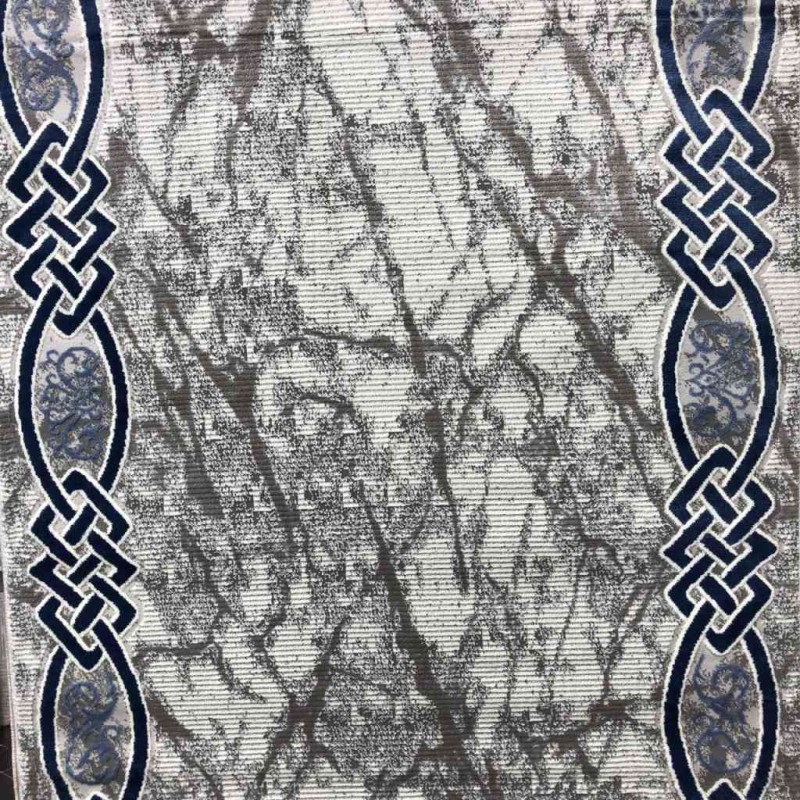 سجاد تركي لانكوم 629  رصاصي مع سماوي