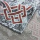 سجاد تركي لانكوم 629  رصاصي مع زهري