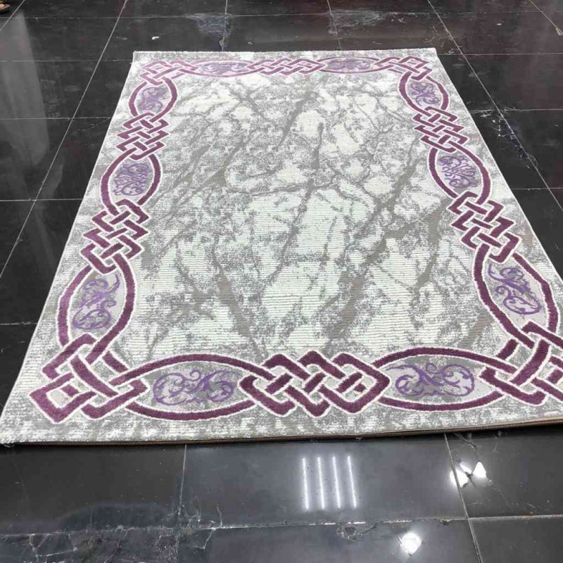 سجاد تركي لانكوم 629  رصاصي مع موف