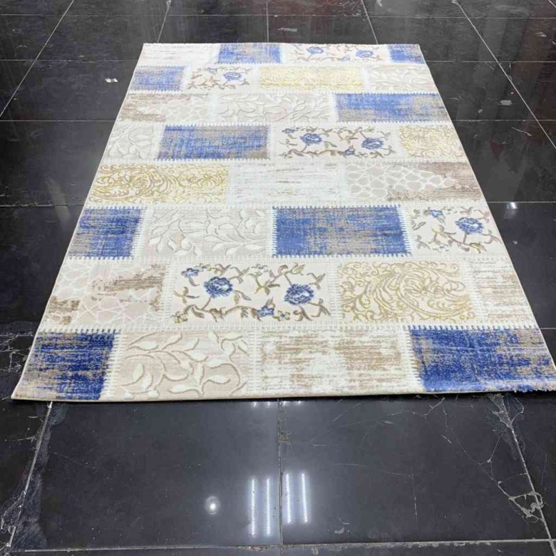 سجاد بلغاري مانغو 626 بيج و سماوي